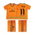 Camisola Real Madrid BALE 11 2013 2014 Retro Criança Equipamento Terceiro Manga Curta
